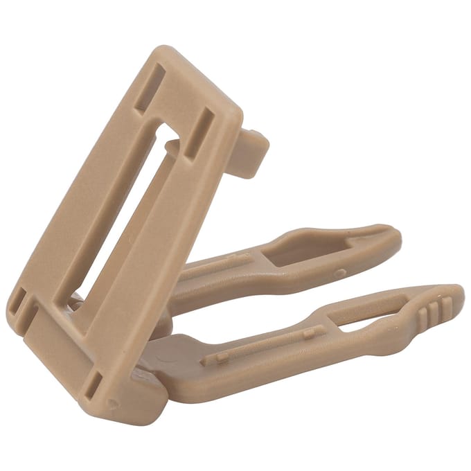 10 stuks Multifunctionele Molle Webbing Riem Gesp Clips Afneembare Rugzak Verbindingsgespen(Bruinen ) zwart