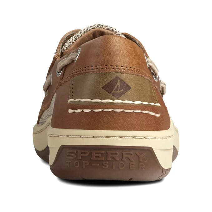 Sperry Billfish 3-Ogen Leder Heren Bootsschoenen Donkerbruin