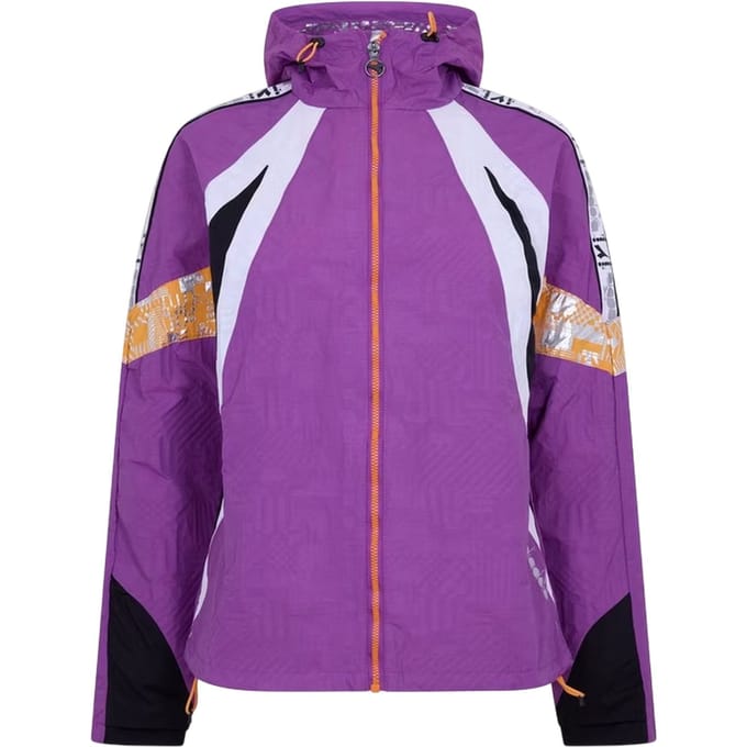 Diadora Isotherm-jas met logo voor dames (Paars)