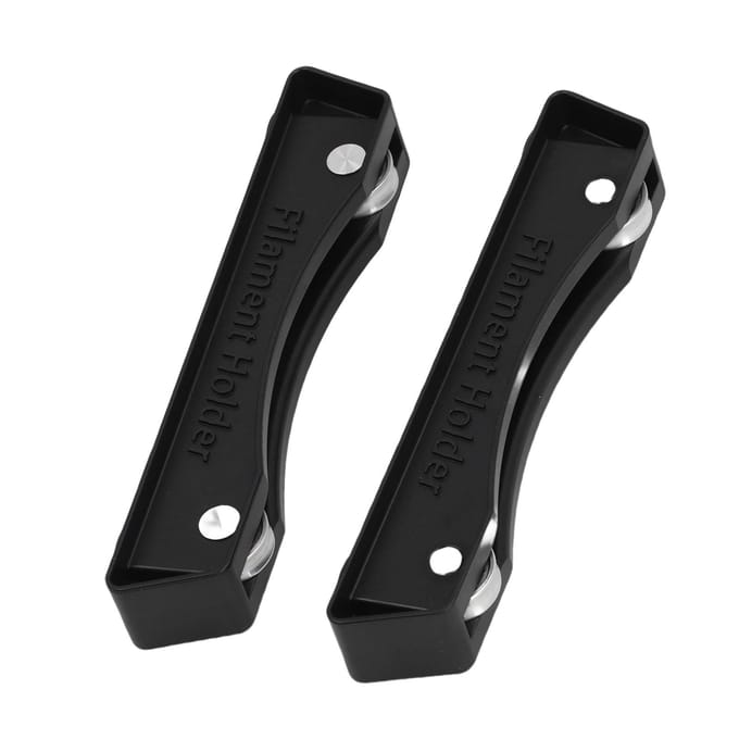2 pièces Porte-filament pour imprimante 3D ABS Réglable Support de bobine de filament pour imprimante 3D pour PLA ABS TPU Impression 3D black