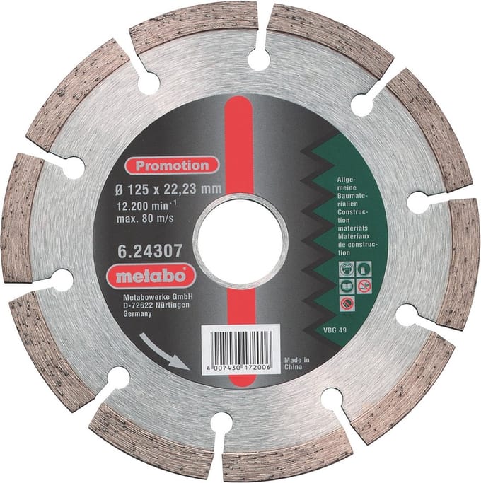 Metabo 624308000 Diamanten doorslijpschijf Diameter 150 mm 1 stuk(s)