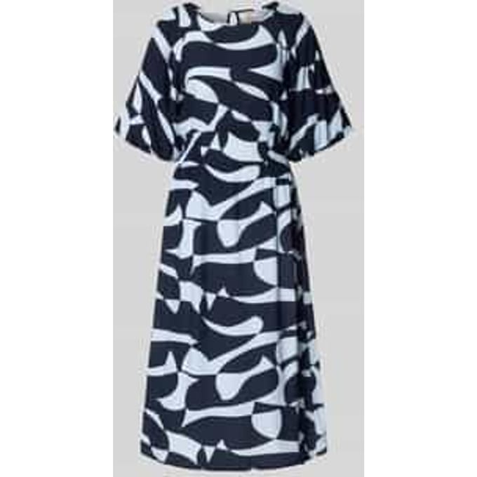 midi-jurk van viscose model 'CHANISE'