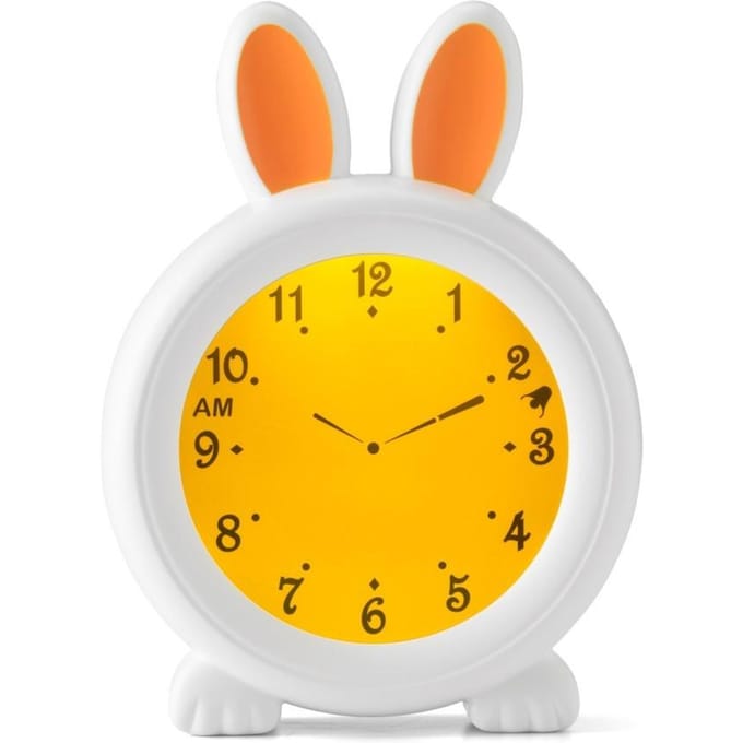 Alecto BC100BUNNY - Slaaptrainer voor kinderen - Kinderwekker met Nachtlamp - Bunny