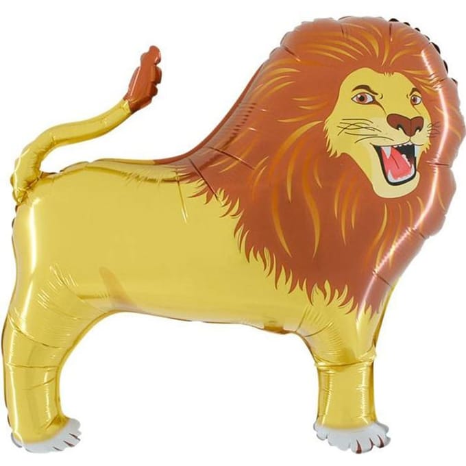Folieballon Leeuw Dieren Dierentuin 76X80cm