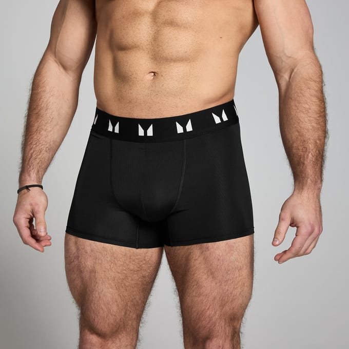 MP Technical boxershorts voor heren (3 stuks) - Zwart - S