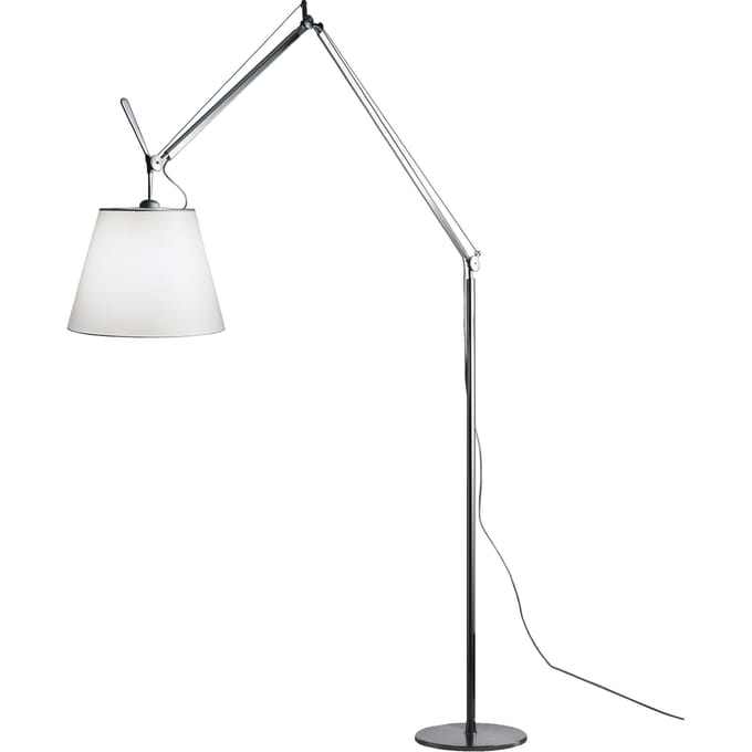 Artemide - Tolomeo Mega Terra vloerlamp - satijn - Aluminium - Ø 42 - wit