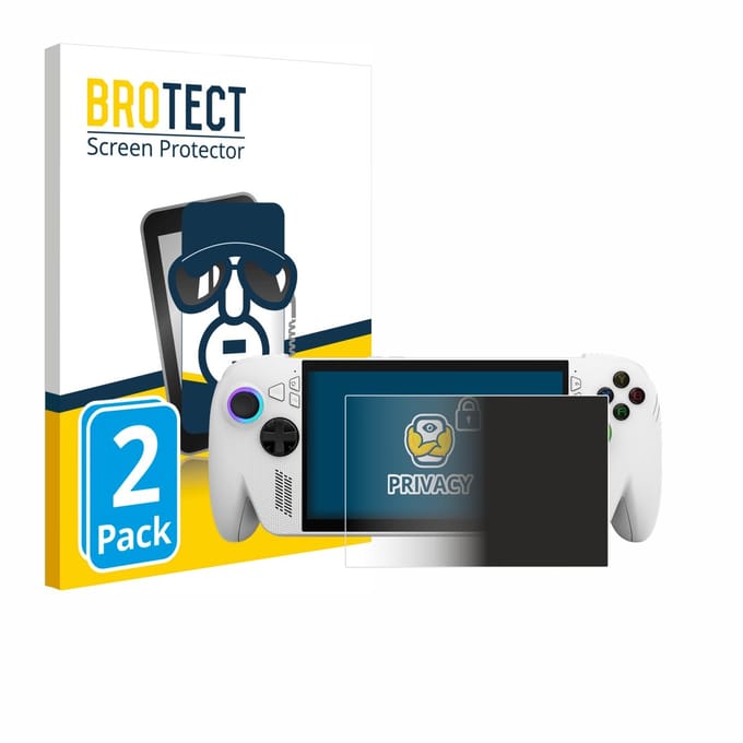 BROTECT - privacy screenprotector voor ASUS ROG Xbox Ally - Folie Beschermfolie Blauwlichtfilter 2 Stuks