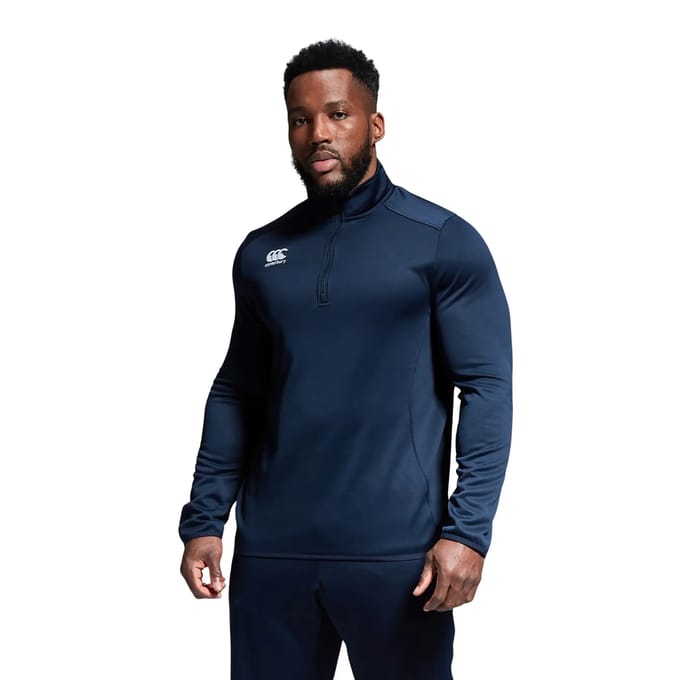 Quarter Zip Midlayer Training Top Navy - 2XL