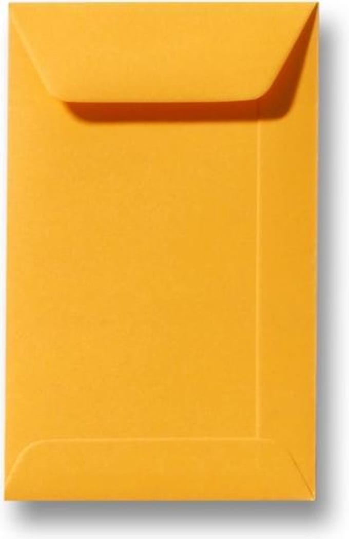 Envelop 22 x 31,2 Goudgeel, 60 stuks