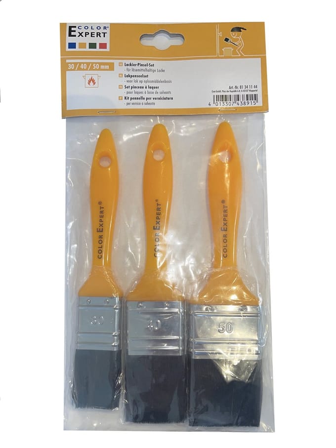 Color Expert Lak penseel set (30/40/50 MM)