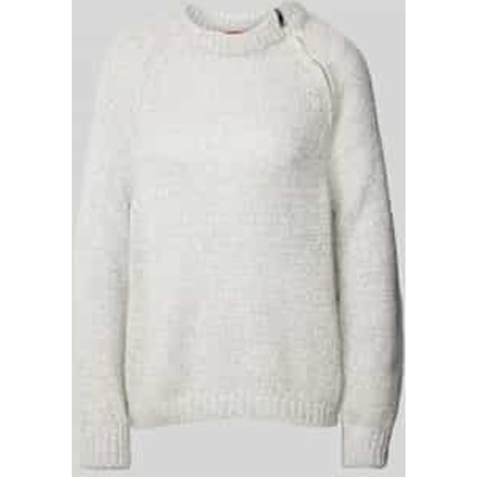 Gebreide pullover met ronde hals, model 'PARIDE'