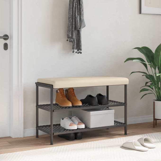 vidaXL - Bankkussen - Microvezel - Beige - Diepte - 35 - cm
