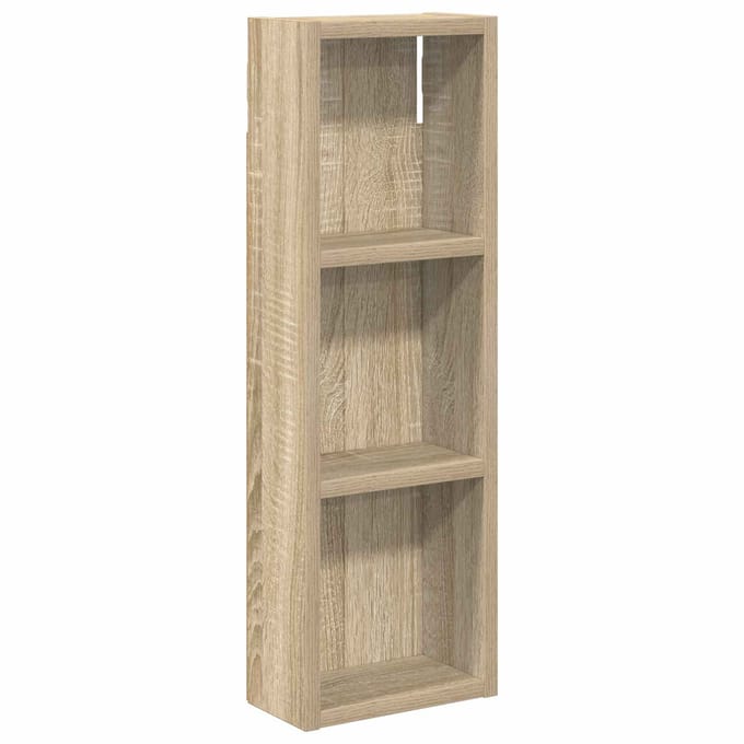 vidaXL - Badkamer - wandkast - Sonoma - Eik - 20 - x - 10 - x - 60,5 - cm