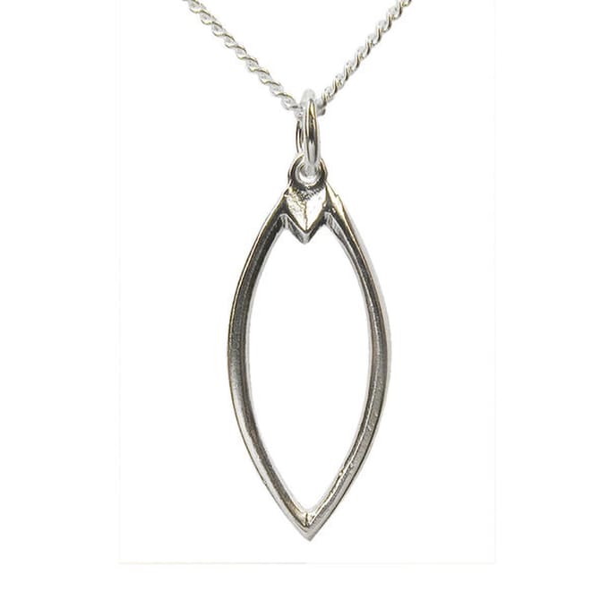 AuBor ®. Hanger. Zilver. Oormerk van het rendier.