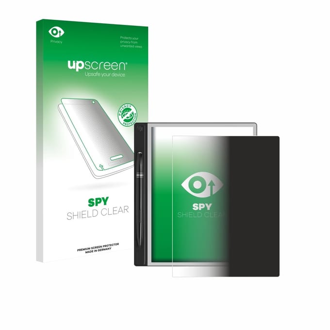 upscreen - privacy screenprotector voor Montblanc Digital Paper - Folie Beschermfolie Blauwlichtfilter