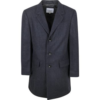 McGregor Wool Herringbone Over Coat Navy Taglia: XXL | Cappotti monopetto Outlet | Uomo | Blu