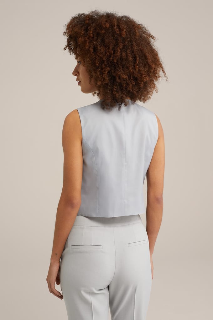 We Fashion Gilet Light Grey Größe: 46 | Gilets Outlet | Damen | Grau