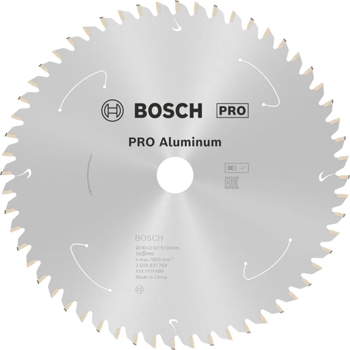 Bosch Standard for Aluminium circular saw blade