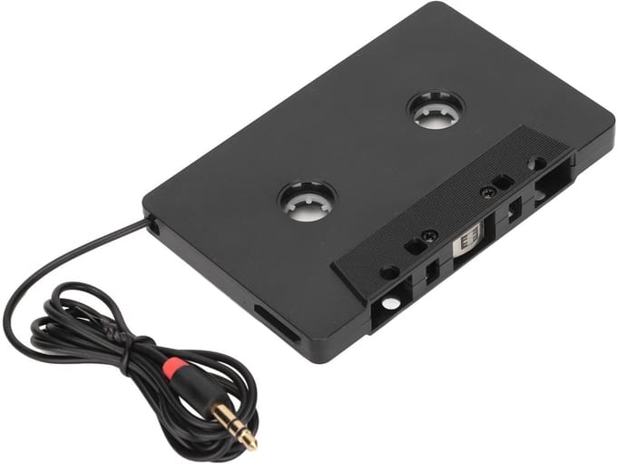 Autocassette Audio Aux-adapter voor in de Auto - Universele 3.5mm Tape-naar-Aux Audiokabel