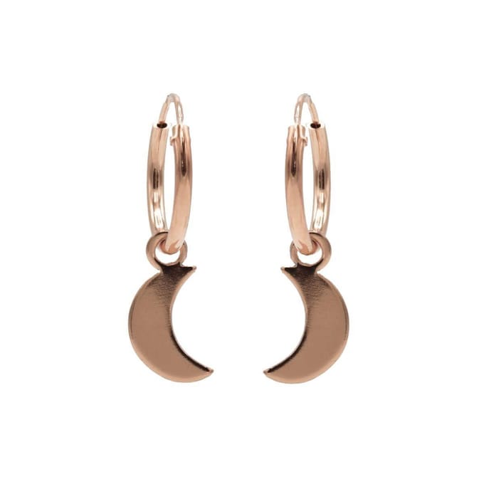 Karma Oorringen Hoops Moon Rosé