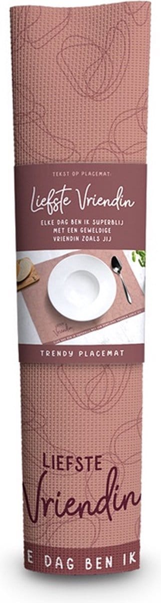 Trendy Placemat Liefste vriendin