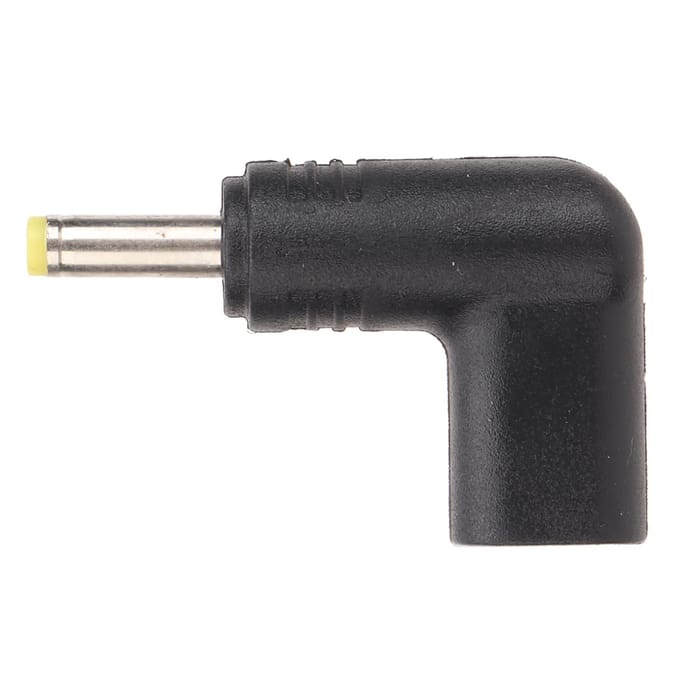 Adaptateur USB C Femelle vers DC 4.0x1.7mm Support Charge Rapide PD 100W USB C vers DC Anglé à 90 Degrés black