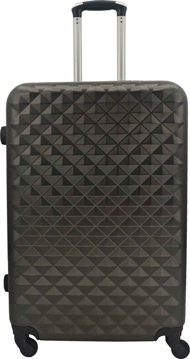 SB Travelbags 'Expandable' bagage koffer 75cm- Donker Grijs