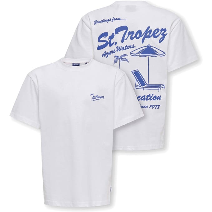 Only & Sons Milo Sketch Life Relax T-shirt Junior - Maat 158/164