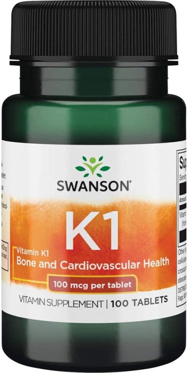 Vitaminen - Vitamin K1 - 100 Tablets Swanson