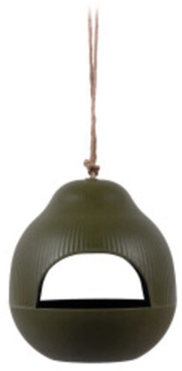 Present Time - Vogelhuisje Capullo - Groen - 18,2x18,2x19 cm