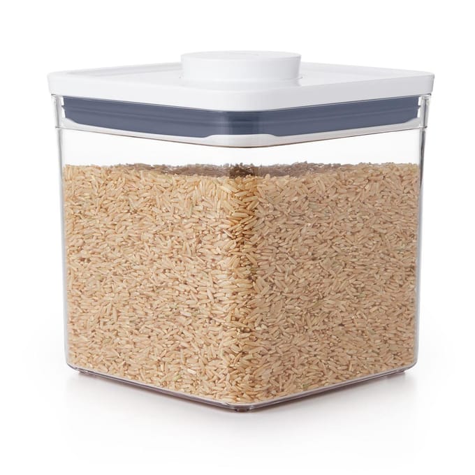 OXO Good Grips Voorraadbus 'POP' 2.0 - groot vierkant - laag - 2,6 liter
