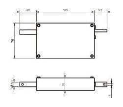 Eff Eff 3705Hz12 Elektrische Deuropener 12V DC - 10003663