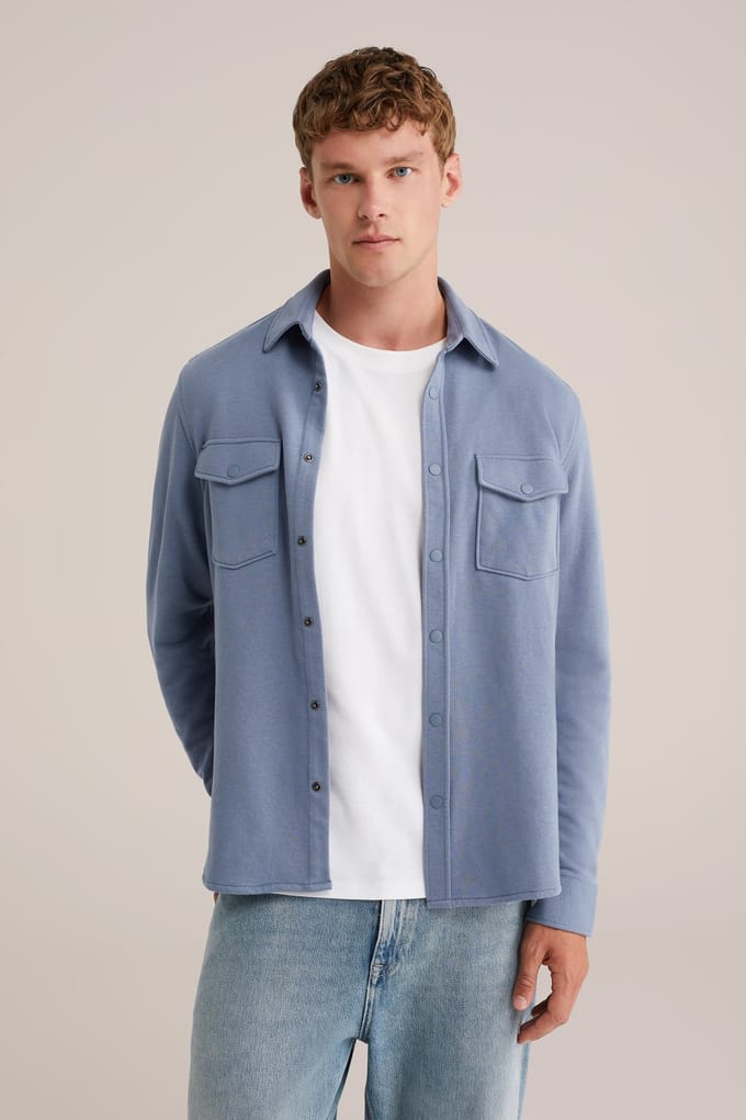 WE Fashion Overshirt Lavender Taglia: L | Camicie Casual Outlet | Uomo
