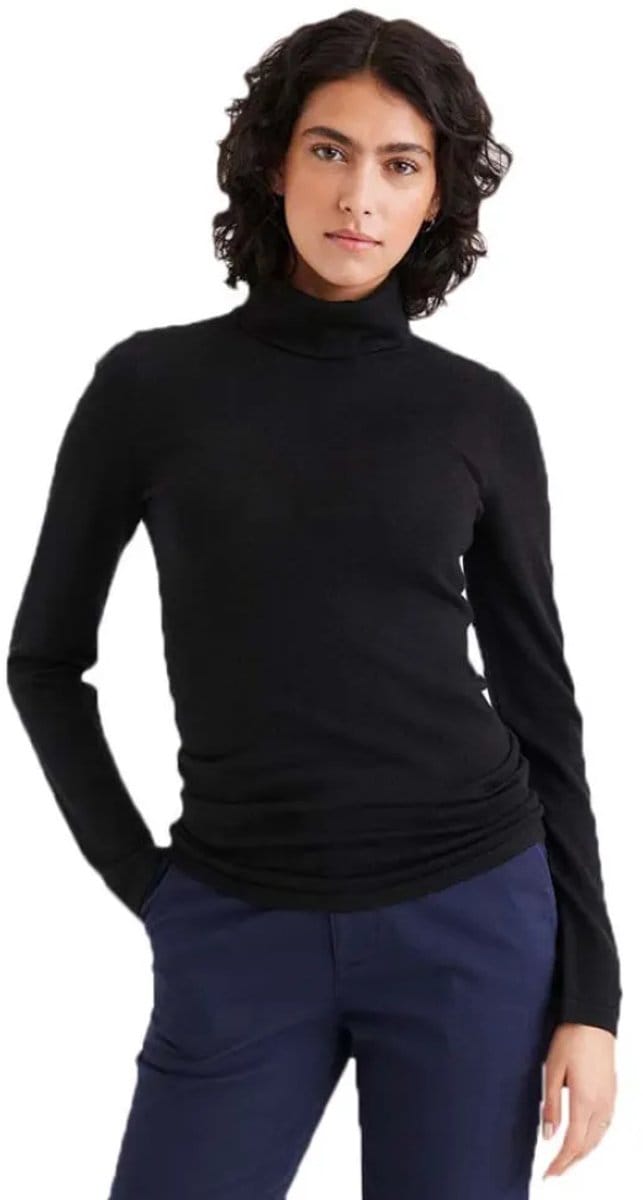 Dockers Turtleneck Trui Met Hoge Hals Zwart M Vrouw