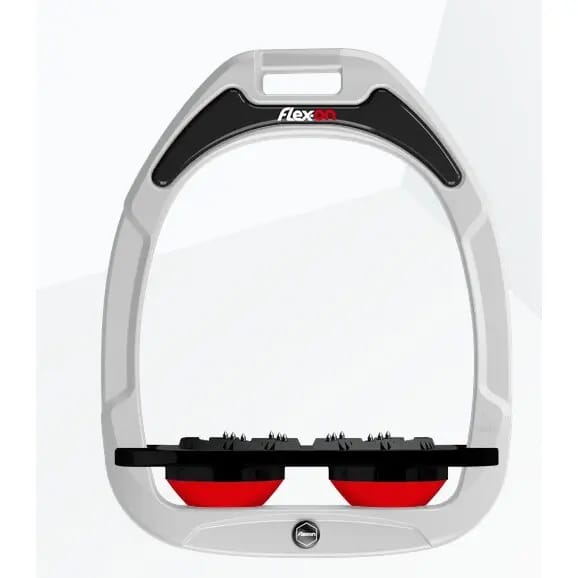 Plat Ultra Grip Zwart/Wit/Rood Beugels Flex-On Green Composite