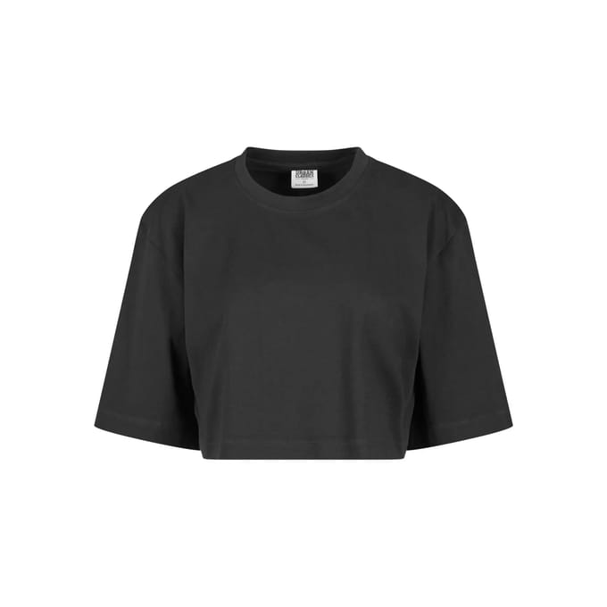 Urban Classics Heavy Organic Oversized Cropped Tee Dames T-shirt - 4XL