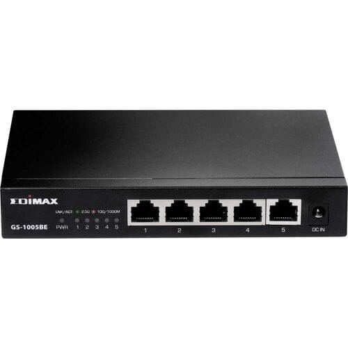 EDIMAX GS-1005BE GS-1005BE Netwerk switch 5 poorten 2.5 GBit/s