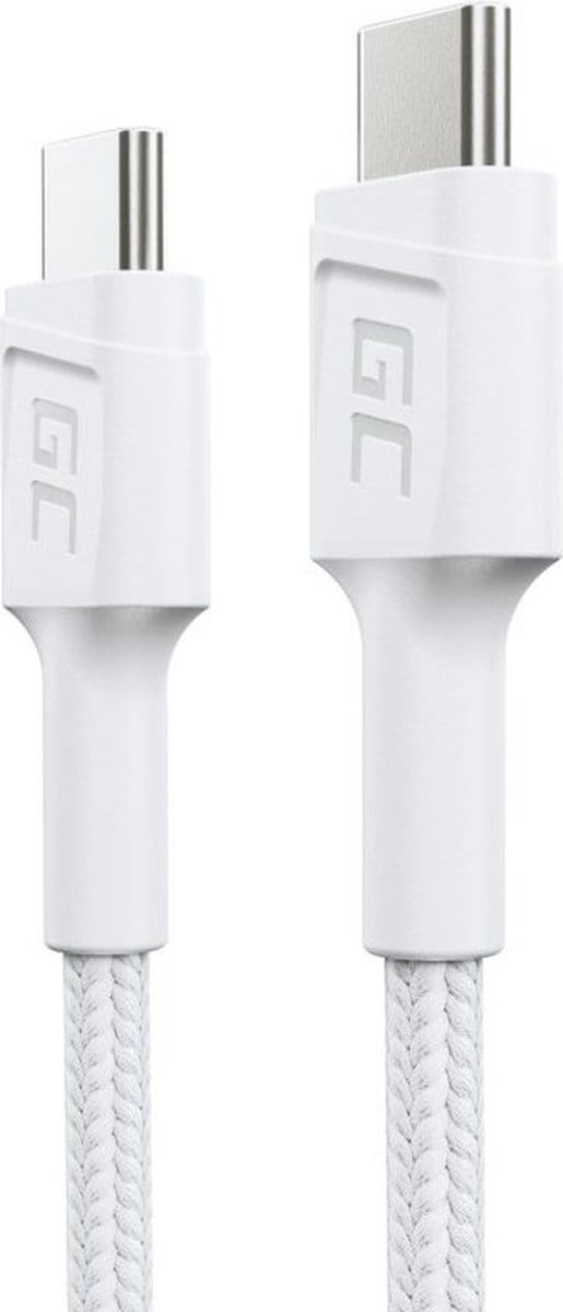 Green Cell GC PowerStream USB-kabel 0,3 m USB 3.2 Gen 1 (3.1 Gen 1) USB C Wit