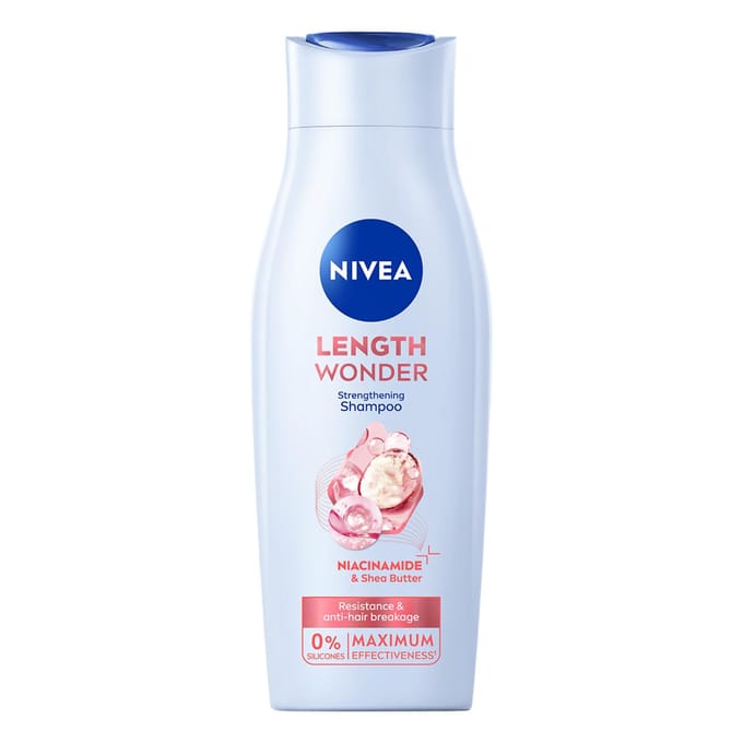 Shampoing Fortifiant NIVEA Longueur Miracle 400ml – Niacinamide & Beurre de Karité