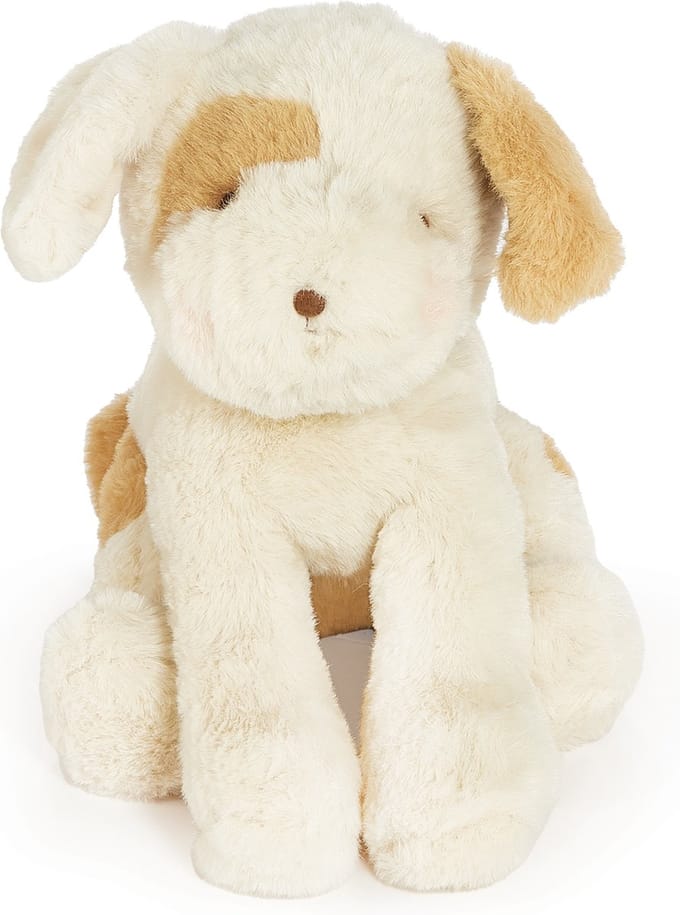 Bunnies By The Bay Skipit de Hond Knuffel - Knuffeldier - Geborduurde details - 30 cm - Beige