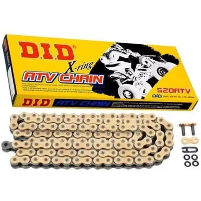 Motorfiets rolketting D.I.D 520ATV2(G&B) x 98 mail. FJ