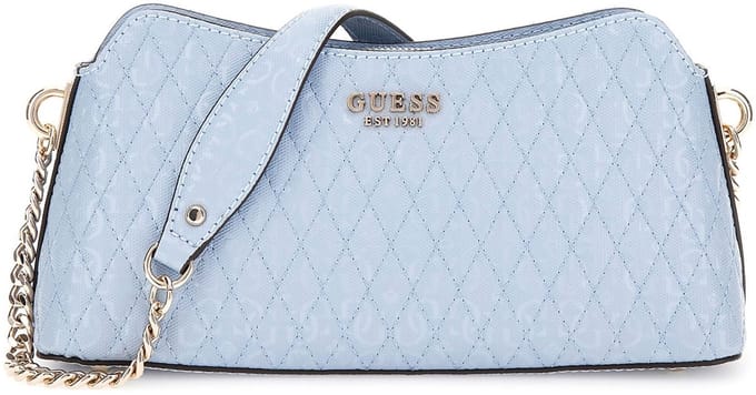 GUESS Schoudertas Betula Top Zip Shoulder Bag Stormy Blue Blauw