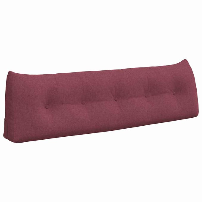 vidaXL - Rugkussen - Wijnrood - 160 - x - 24 - x - 50 - cm - Stof