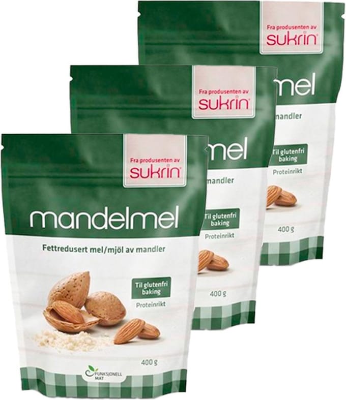 Sukrin | Amandelmeel | 3 Stuks | 3 x 400g