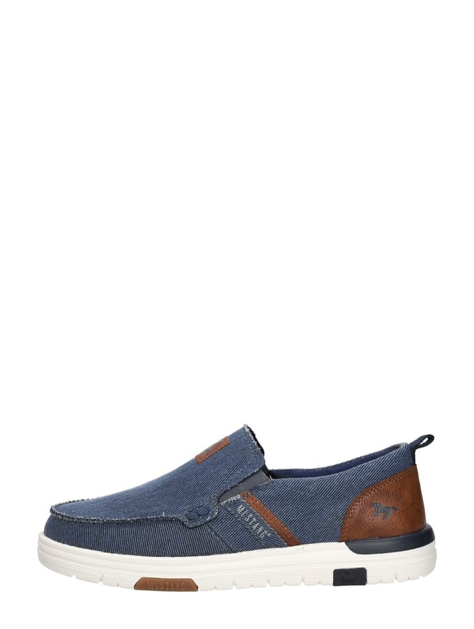 Mustang Sneakers Laag Sportief - blauw - Maat 41