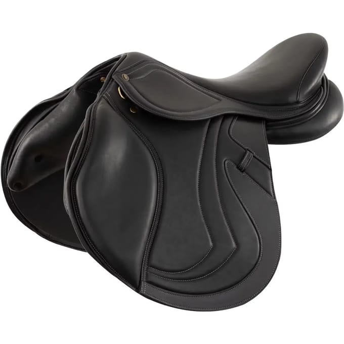 Leren springzadel voor paarden BR Equitation Viviani