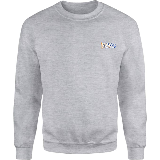 Back To The Future Sweatshirt - Grey - XS