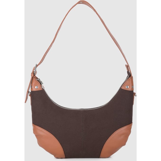 Núnoo Dagmar Canvas Coffee Taglia: OS | Borse a mano Outlet | Donna | Marrone