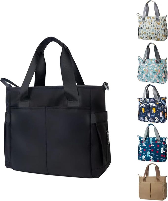 Waterdichte Luiertas Tote voor Mama en Papa - Multifunctionele Medium Reistas
