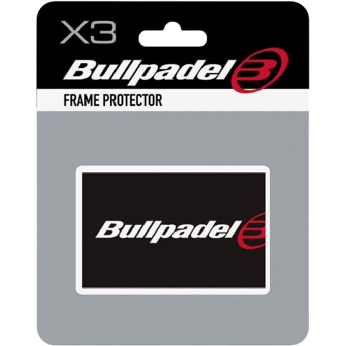 Bullpadel Frame protector x3 - zwart/wit - 3stuks
